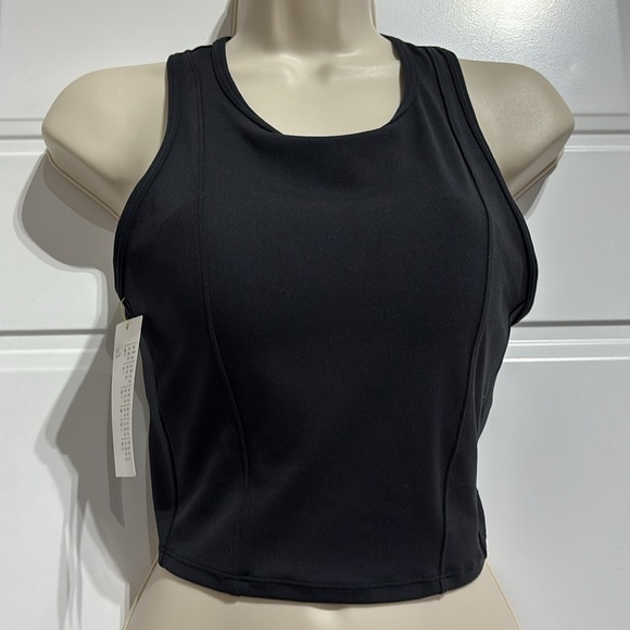 All In Motion Full Line racerback,mesh cutout detail,moisture wick,crop tank - Picture 1 of 11